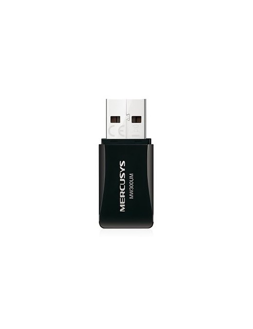 MERCUSYS Wireless Mini USB Adapter MW300UM, 300Mbps, Ver. 3