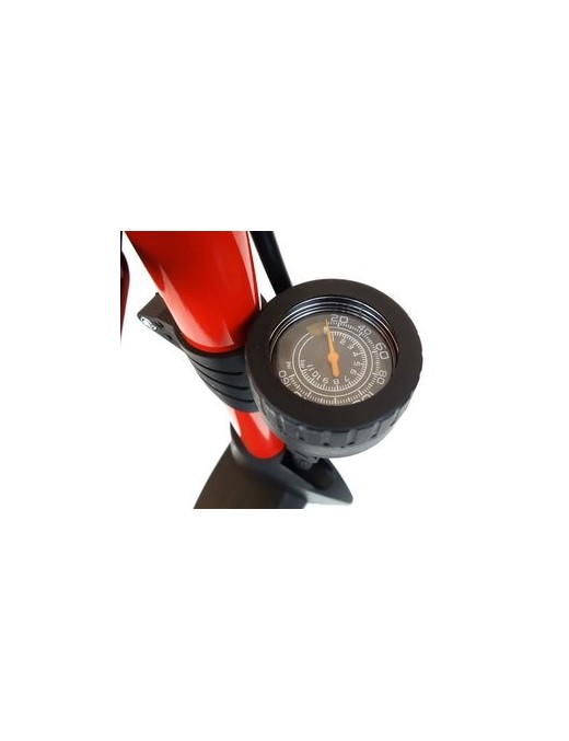 ΑΜΙΟ Τρόμπα αλουμινίου PU02, με μανόμετρο, 160PSI, κόκκινη