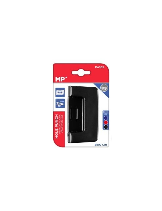 MP διακορευτής PA105-BK, 5 x 10cm, 2 τρύπες, μαύρος