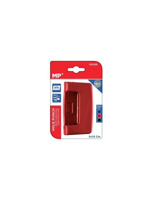 MP διακορευτής PA105-RD, 5 x 10cm, 2 τρύπες, κόκκινος