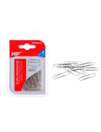 MP μεταλλικοί συνδετήρες PA342-4, 50mm, 40τμχ, ασημί