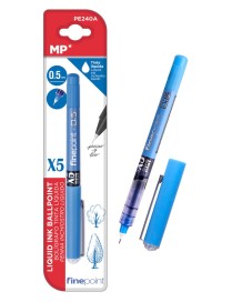 MP στυλό διαρκείας, καλλιγραφίας PE240A, 0.5mm, μπλε
