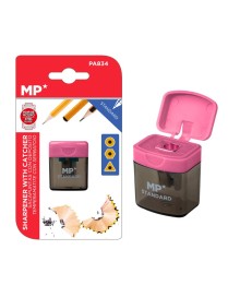 MP ξύστρα μολυβιών με κάδο PA834, ροζ