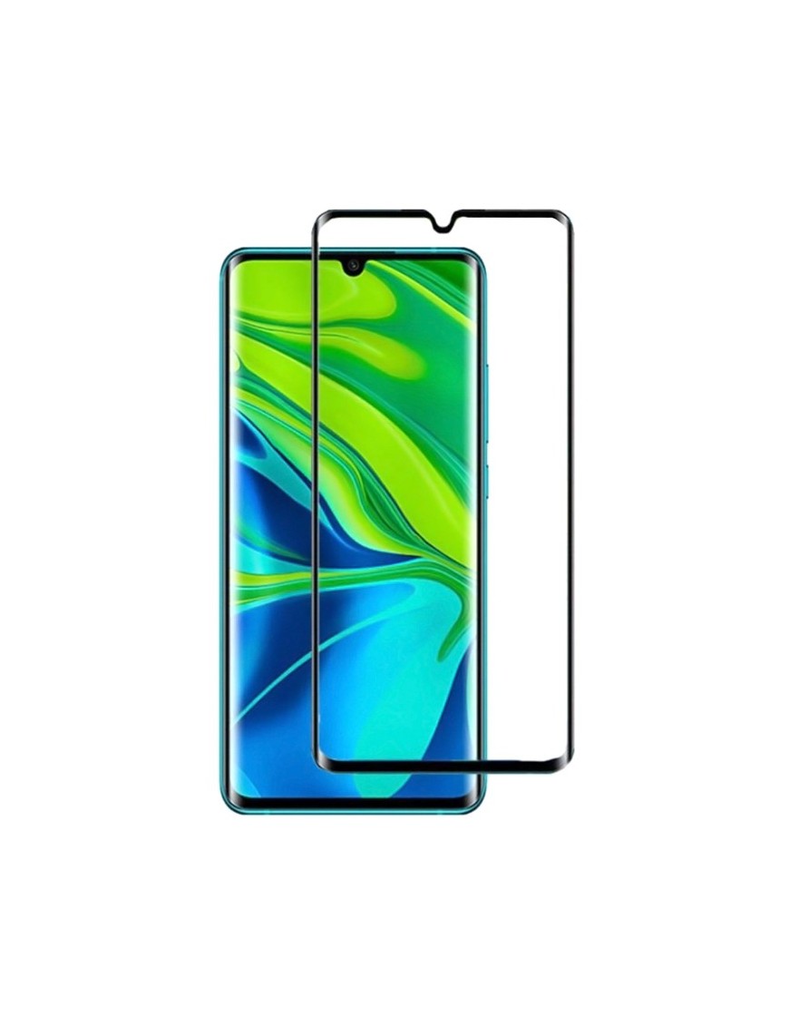 POWERTECH Tempered Glass 3D, Full Glue, Xiaomi Mi Note 10/10 Pro, μαύρο