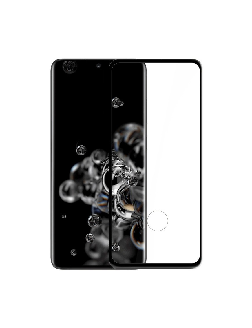 POWERTECH Tempered Glass 5D, Full Glue, Samsung Galaxy S20 Ultra, μαύρο
