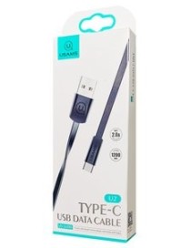 USAMS Καλώδιο USB σε Type-C US-SJ200, 1.2m, μαύρο