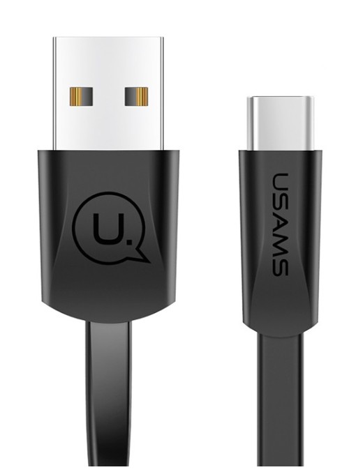 USAMS Καλώδιο USB σε Type-C US-SJ200, 1.2m, μαύρο