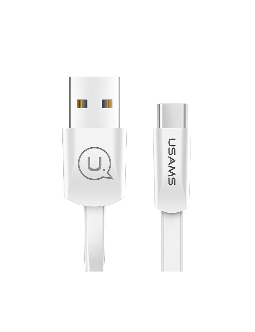 USAMS Καλώδιο USB σε Type-C US-SJ200, 1.2m, λευκό