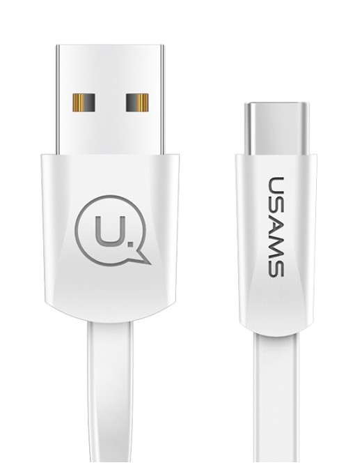 USAMS Καλώδιο USB σε Type-C US-SJ200, 1.2m, λευκό