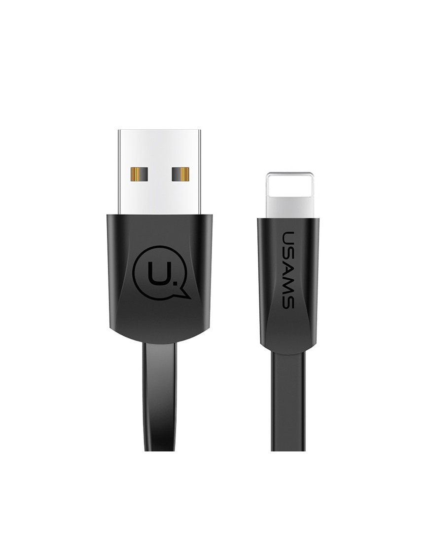 USAMS Καλώδιο USB σε Lightning US-SJ199, 1.2m, μαύρο