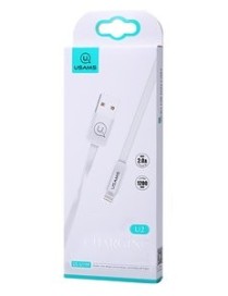 USAMS Καλώδιο USB σε Lightning US-SJ199, 1.2m, λευκό