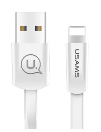 USAMS Καλώδιο USB σε Lightning US-SJ199, 1.2m, λευκό
