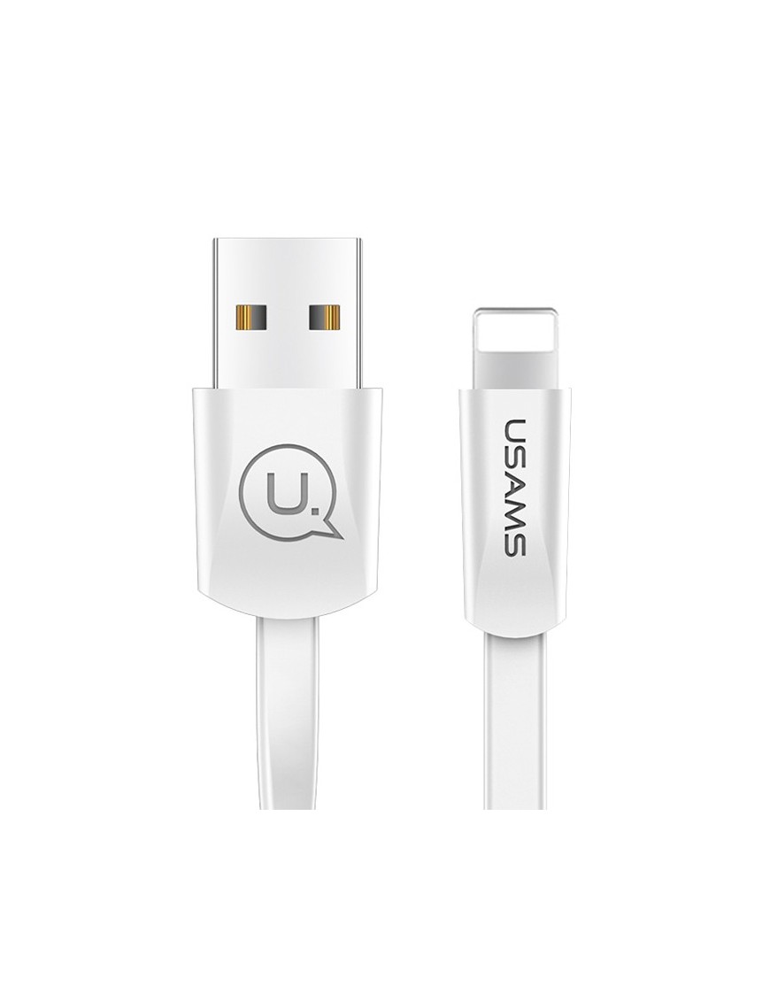 USAMS Καλώδιο USB σε Lightning US-SJ199, 1.2m, λευκό