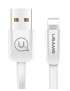 USAMS Καλώδιο USB σε Lightning US-SJ199, 1.2m, λευκό