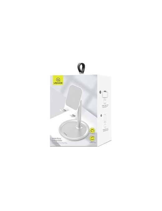 USAMS βάση smartphone US-ZJ048, ρυθμιζόμενη, μεταλλική, λευκή