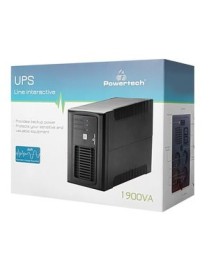 POWERTECH UPS Line Interactive PT-1900LIU, 1900VA, 1140W