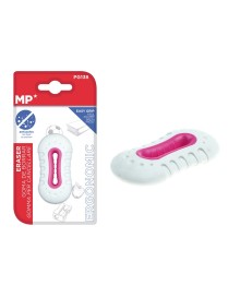 MP γόμα PG138 με εργονομική λαβή, 65 x 33 x 12mm, λευκή-ροζ