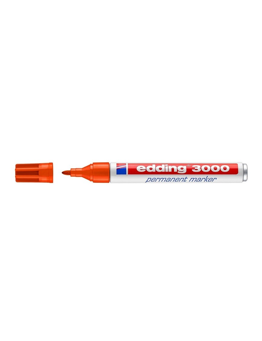 EDDING ανεξίτηλος μαρκαδόρος 3000, 1.5-3mm, επαναγεμιζόμενος, κόκκινος