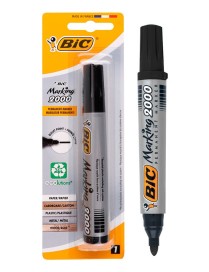 BIC ανεξίτηλος μαρκαδόρος 2000, bullet point, μαύρος