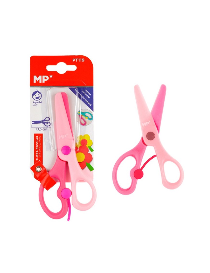 MP παιδικό ψαλίδι χαρτιού PT119, πλαστικό, 13.5cm, ροζ