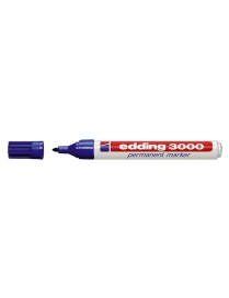 EDDING ανεξίτηλος μαρκαδόρος 3000, 1.5-3mm, επαναγεμιζόμενος, μπλε