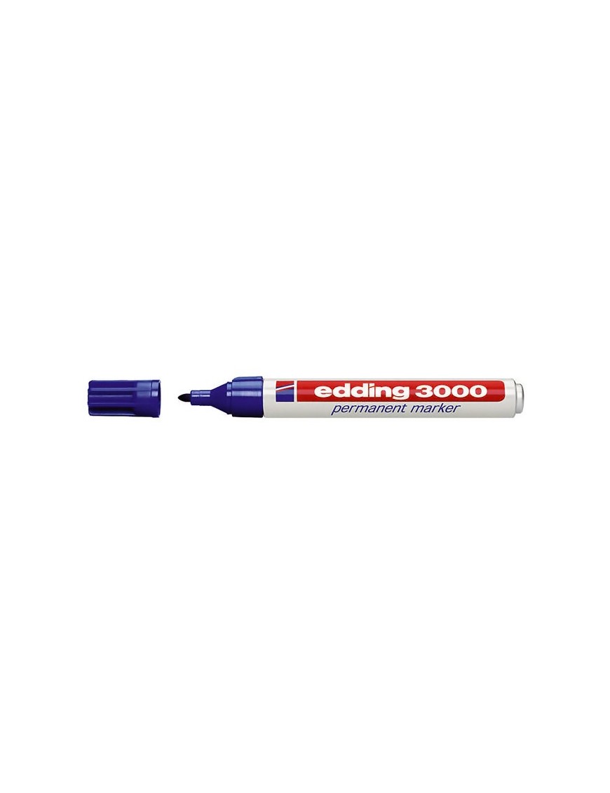 EDDING ανεξίτηλος μαρκαδόρος 3000, 1.5-3mm, επαναγεμιζόμενος, μπλε
