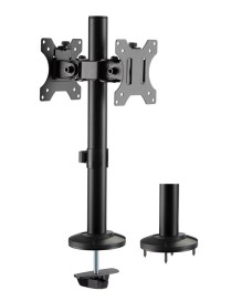 BRATECK Βάση γραφείου LDT40-G02 για 2 οθόνες 17" - 32", 8kg