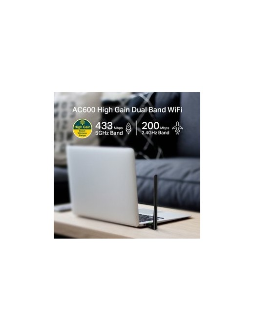 TP-LINK Wireless USB Adapter Archer T2U Plus, 5dBi, Dual Band, Ver. 1.0