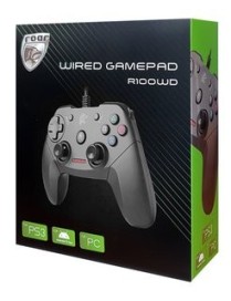 ROAR ενσύρματο gamepad R100WD, με vibration, PC, PS3 & Android TV box