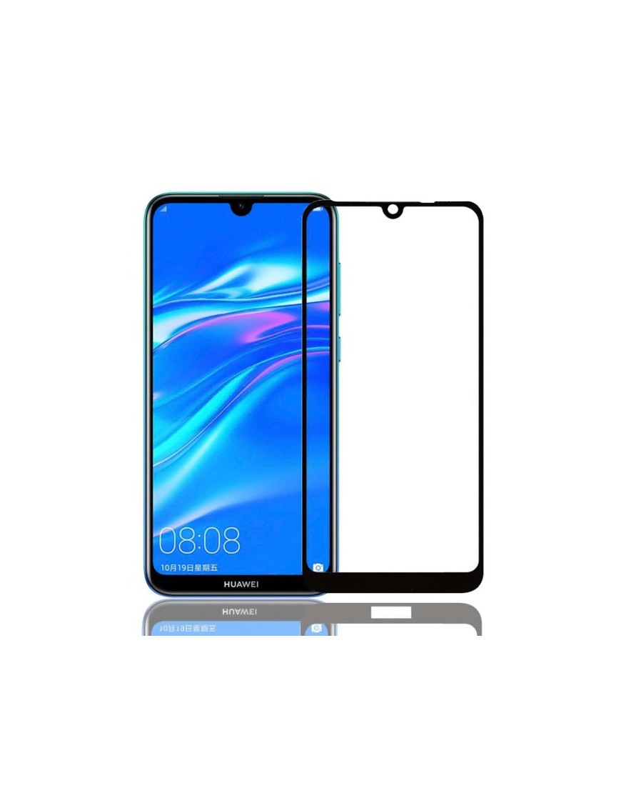 POWERTECH Tempered Glass 5D για Huawei Y8p, full glue, μαύρο
