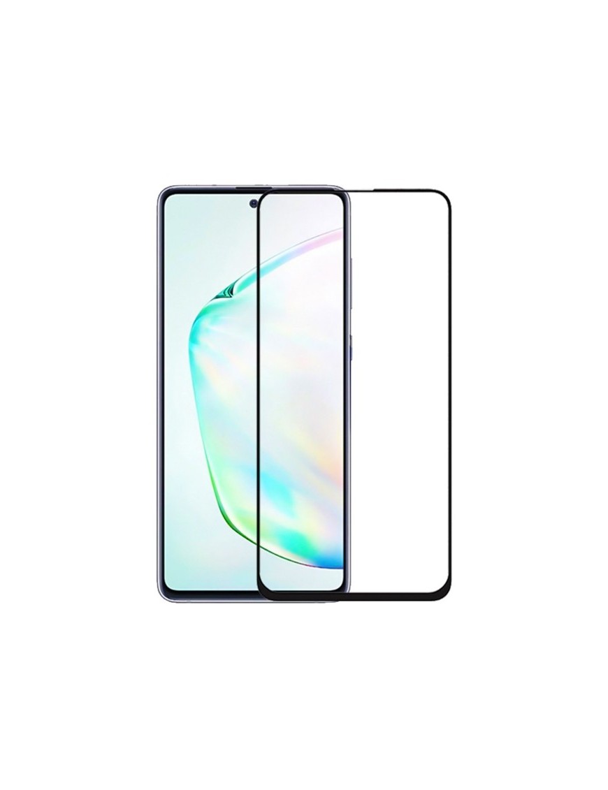 POWERTECH Tempered Glass 5D, full glue, για Samsung Note 10 Lite, μαύρο