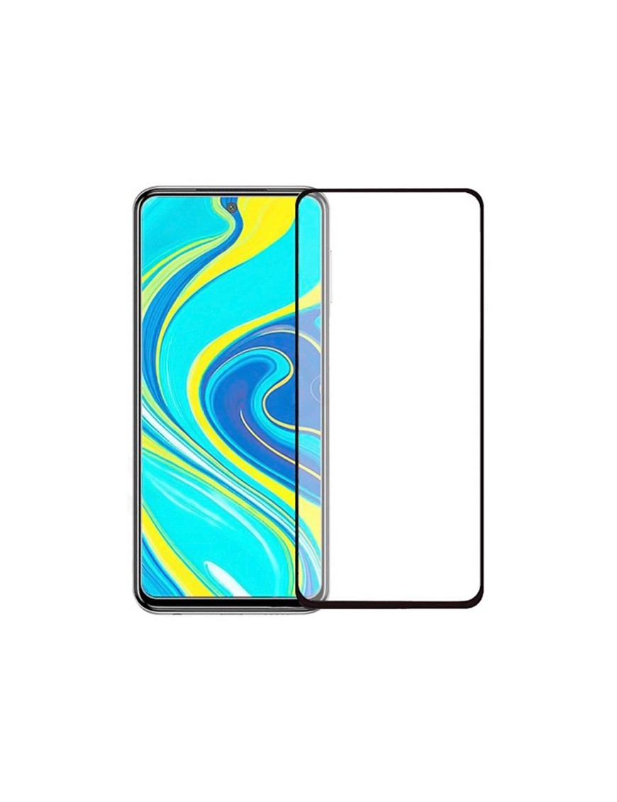 POWERTECH Tempered Glass 5D, full glue, Xiaomi Redmi Note 9 Pro, μαύρο