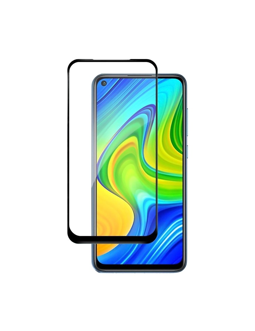 POWERTECH Tempered Glass 5D, full glue, για Xiaomi Redmi Note 9, μαύρο