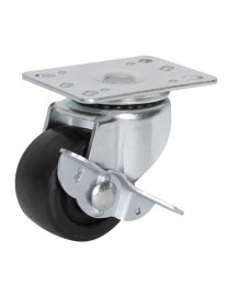 POWERTECH ρόδα για rack NETW-0014, περιστρεφόμενη, με φρένο, 100kg max