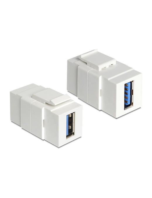 POWERTECH USB 3.0 adapter CAB-N152 για patch panel, λευκό