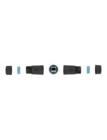 DELOCK αδιάβροχος αμφίδρομος σύνδεσμος RJ45 Cat.6A 86693, μπλε