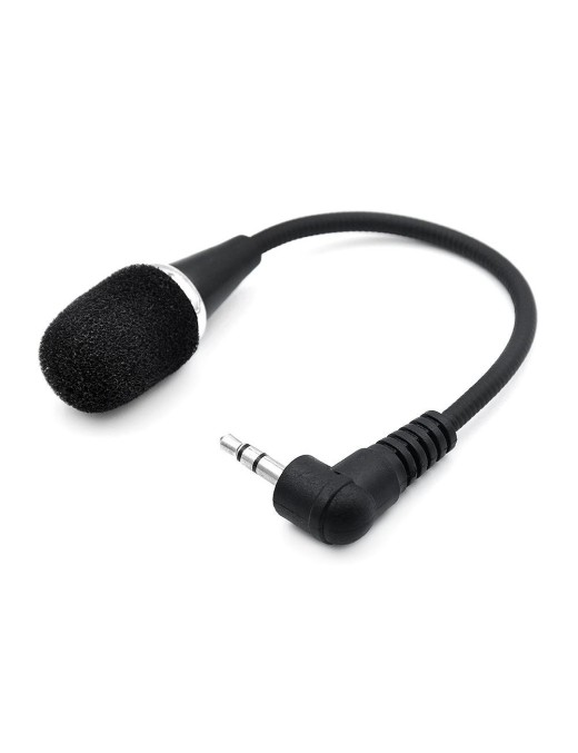 POWERTECH εύκαμπτο μικρόφωνο CAB-J042, 3.5mm, μαύρο