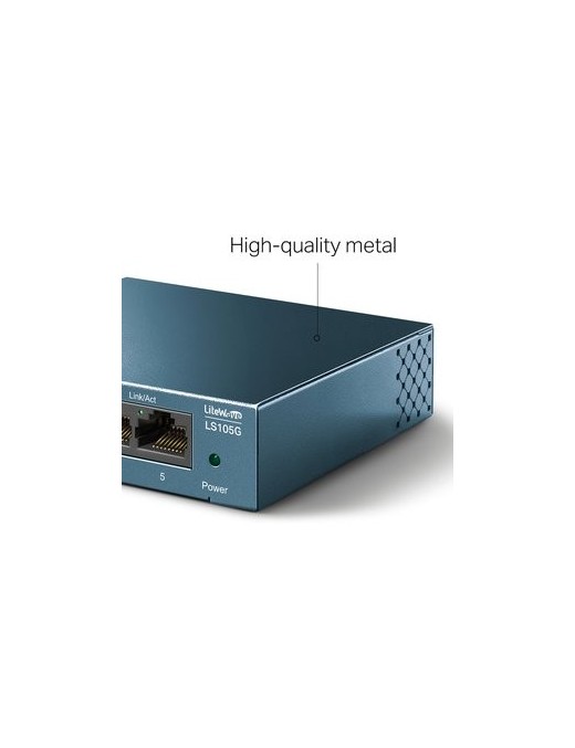 TP-LINK Desktop Switch LS105G, 5-port 10/100/1000Mbps, Ver. 1.0