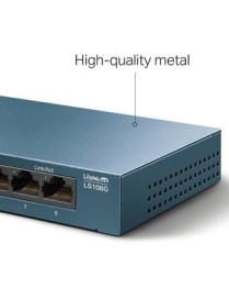 TP-LINK Desktop Switch LS108G, 8-port 10/100/1000Mbps, Ver. 1.0