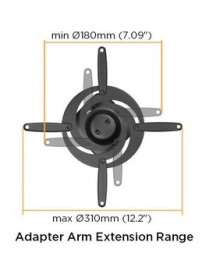 BRATECK Βάση για projectors EPB-2, οροφής, 360° περιστροφή, 15kg