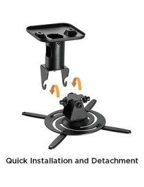 BRATECK Βάση για projectors EPB-2, οροφής, 360° περιστροφή, 15kg