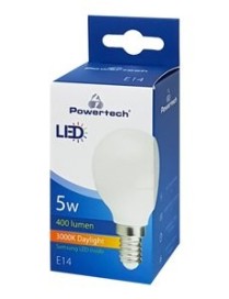 POWERTECH LED Λάμπα Mini Globe E14-007 5W, 3000K, E14, Samsung LED, IC