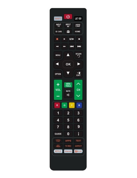 POWERTECH Τηλεχειριστήριο PT-831 για τηλεοράσεις Panasonic