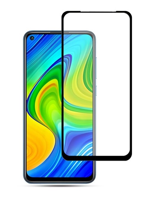 POWERTECH Tempered Glass 5D, full glue, για Xiaomi Redmi 10X 4G, μαύρο