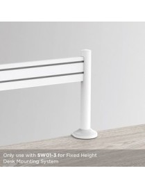 BRATECK 2x βάσεις στήριξης πάνελ SW02-3, SW series, για γραφείο