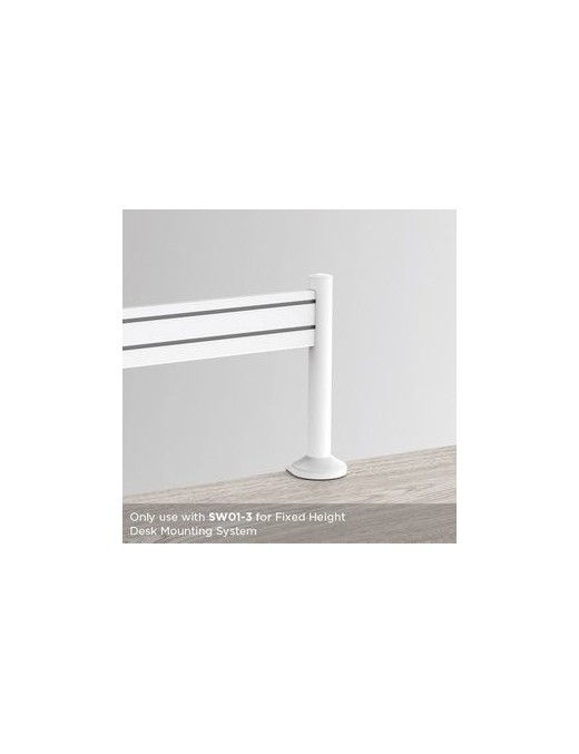 BRATECK 2x βάσεις στήριξης πάνελ SW02-3, SW series, για γραφείο