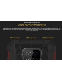 ULEFONE Smartphone Armor 8, IP68/IP69K, 6.1", 4/64GB, 5580mAh, μαύρο