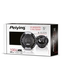 PEIYING Σετ ηχείων αυτοκινήτου PY-BG502T6, 100W, 2 δρόμων, 5", μαύρο
