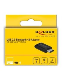 DELOCK Adapter USB Type-C 61003, Bluetooth 4.0 + EDR, μαύρο
