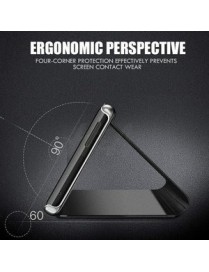 POWERTECH θήκη Clear view MOB-1514, Xiaomi Mi 10 Lite, μαύρη